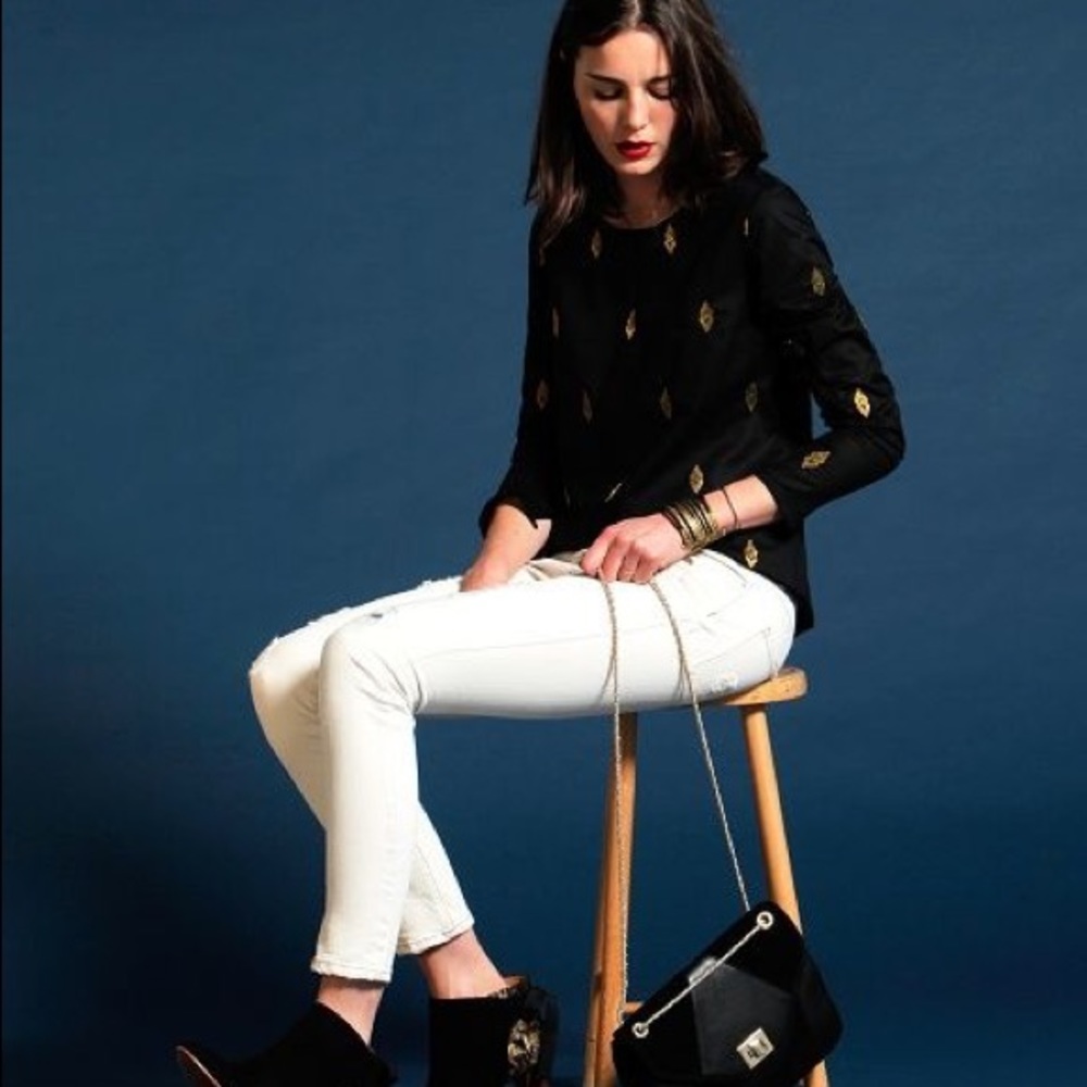Velvet Blouse in XS
